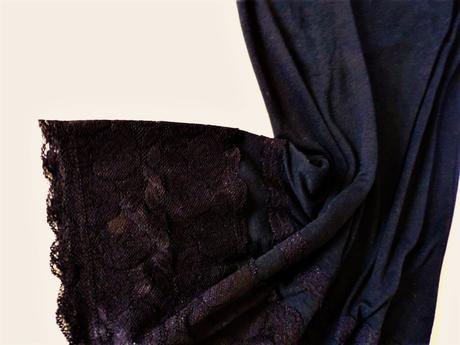 Nočná košielka s krajkou m/l, m