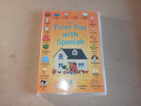 Dvd usborne first fun with spanish,