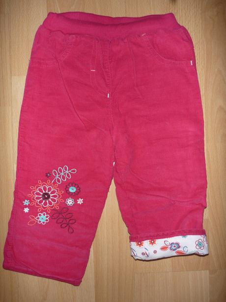 Zateplené nohavice, f&f,74