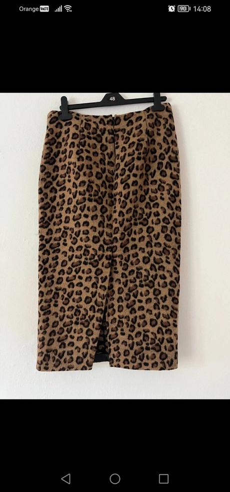 Leopardia sukňa-asos, 40