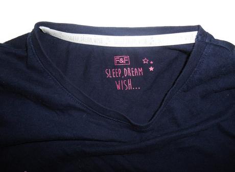 Pyžamové tričko f&f veľ.146/152, f&f,146