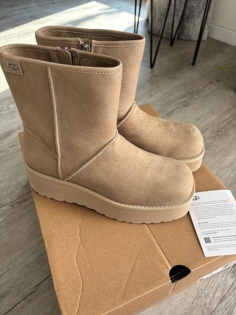 Kožené členkové topánky ugg cityfunc mid, ugg,39