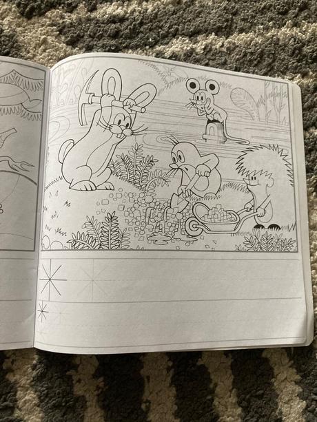 Krtek omaľovánky 3ks, 