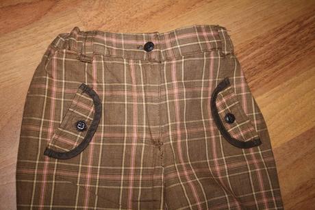 Podšité nohavice, h&m,80