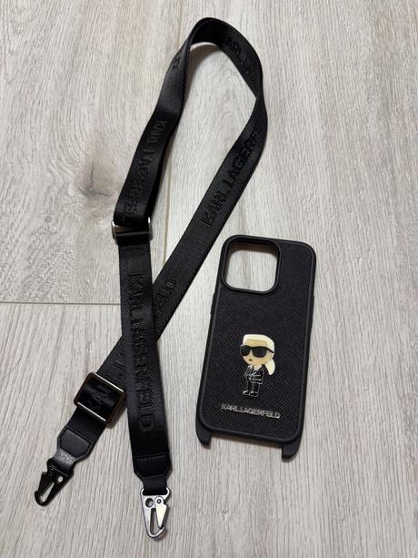 Obal+pútko karl lagerfeld na iphone 15 pro, apple