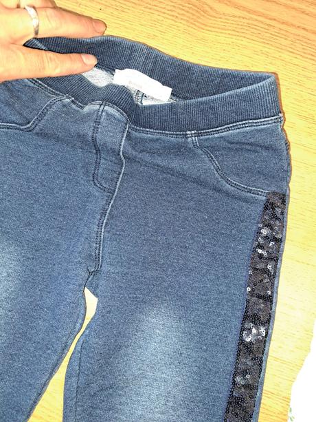 2x nohavice v.134, h&m,134