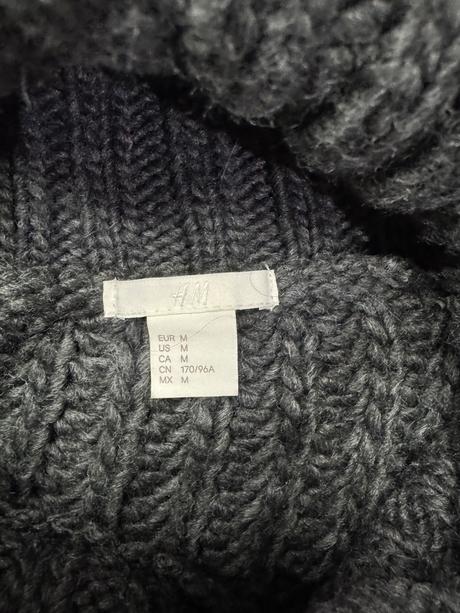 H&m pletene zimne saty / dlhy rolak, h&m,m