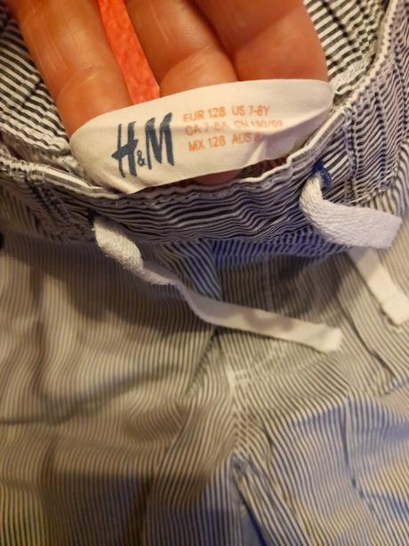 Kraťasy hm, h&m,128
