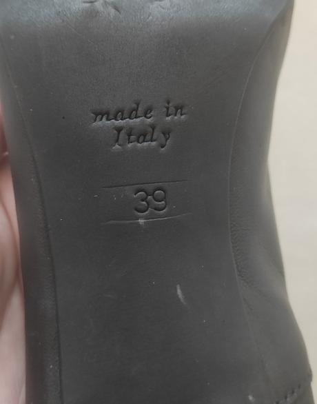 Talianske kožené lodičky, 39