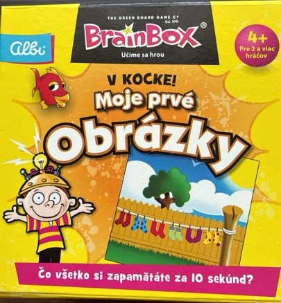 Set 2 pamäťových hier zn.albi brain box, vek 4+,6+,