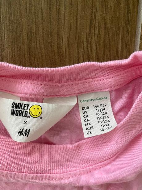 Tricko smile, h&m,146