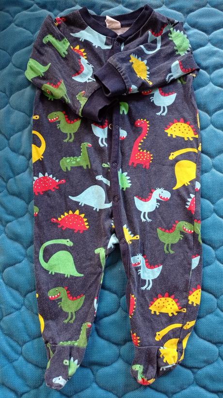 Pyžamo dinosaury, h&m,68