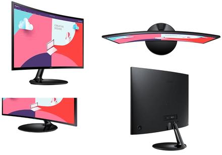 Nový zakrivený monitor ls24c360eauxen, samsung