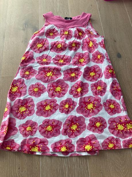 Letné kvetinové šaty h&m 110/116, h&m,110