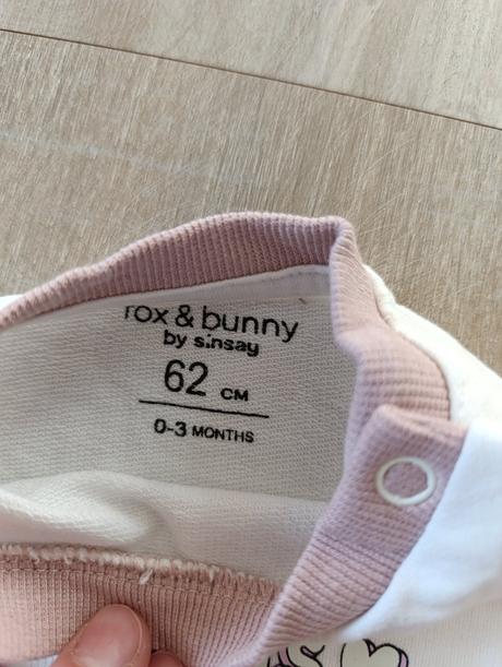 Body pre dievčatko, fox & bunny,62