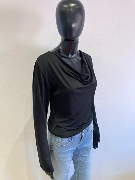 Dámsky čierny top, m