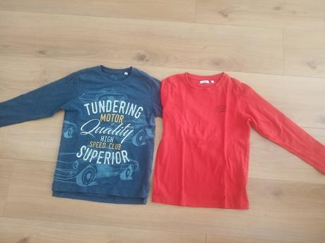 Tričká s dlhým rukávom 5 eur/ ks, 122