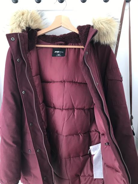 Predám krásnu bundu bordovej farby, terranova,xs