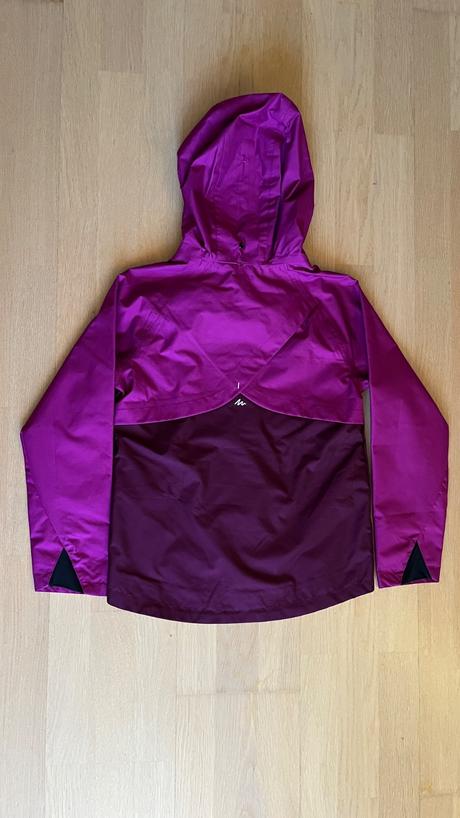Turistická nepremokavá bunda, quechua,134