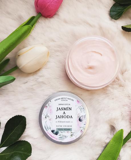 Šľahané maslo - jahoda & jasmín 70g/120g, 