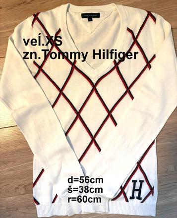 Sveter veĺ.xs, zn.tommy hilfiger, tommy hilfiger,xs