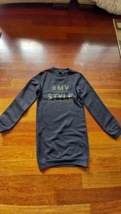 Nenosená predľžená mikina č. 146/152, 146