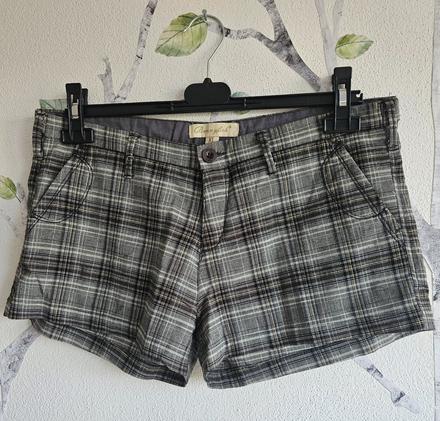 Dámske kárované šortky xl, xl