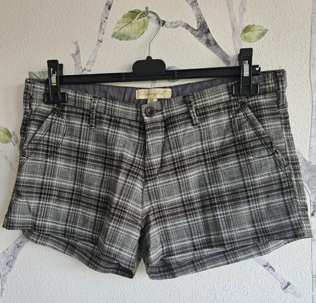 Dámske kárované šortky xl, xl