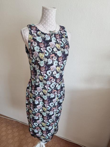 Kvetinové šaty hm 38, h&m,38