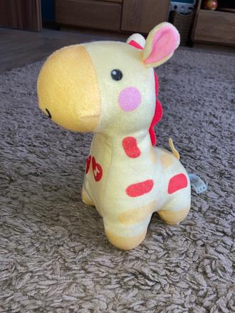 Zirafka na spanie so svetlom a hudbou fisherprice,