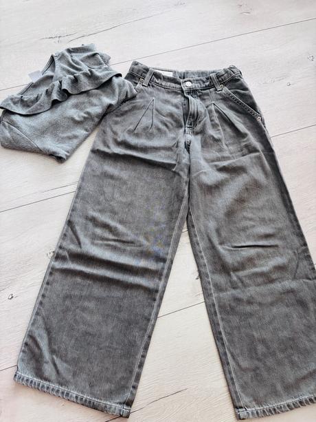 Zara moderne široké džínsy, zara,134