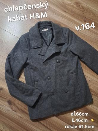 Chlapčenský kabát h&m, h&m,164