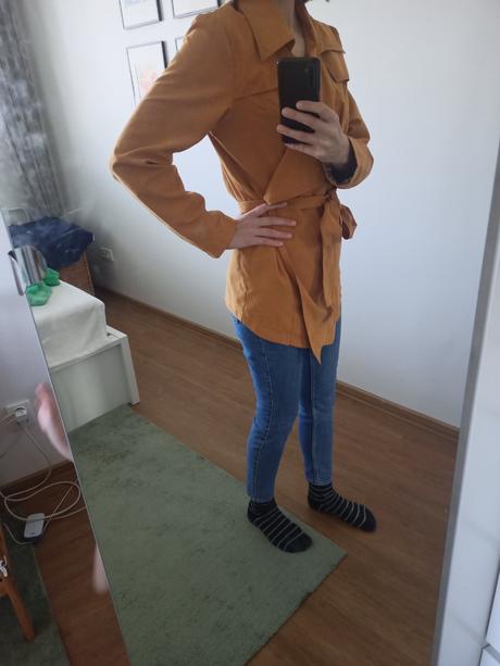 Kabátik, sako s opaskom, 40