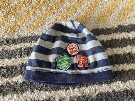 Pásikavá čiapka 86/92, h&m,86