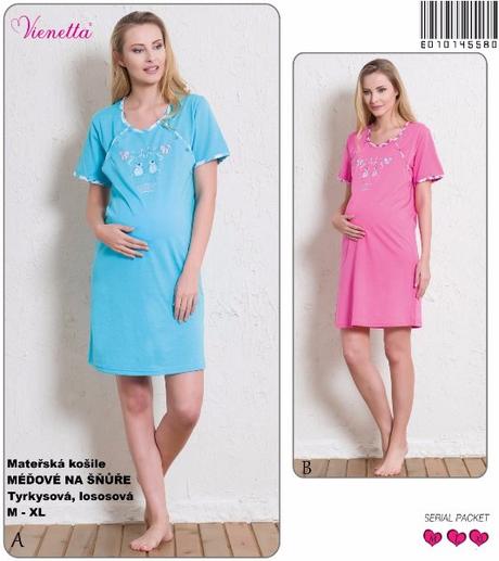 Materská nočná košieľka na kojenie, vienetta secret,l / m / s / xl / xxl