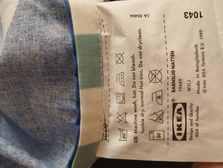 Detské obliečky ikea, šírka (cm): 110,dĺžka (cm): 120