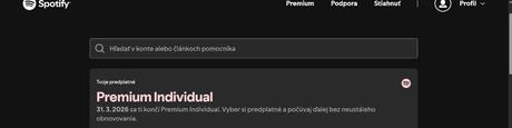 Youtube,spotify premium individual 3/6 mesiacov,