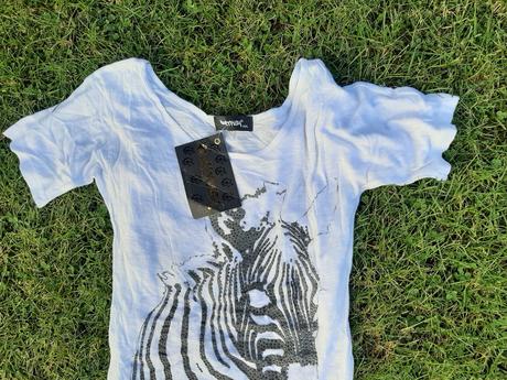 Zľava. biele tričko punkyfish velk. m/l., m