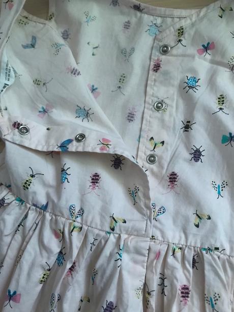 Šaty hmyz bavlna 8-9 rokov, h&m,134