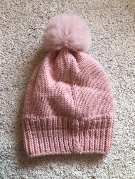 Ružová zateplená čiapka s jednorožcom, 1 - 2 roky, 98