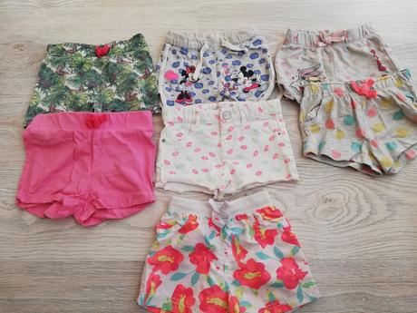 Dievčenské kraťasy, bez poškodenia, v. 86/92, lupilu,86