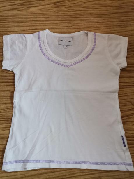 Dievčenské tričko na 7/8 r, miss fiori,128