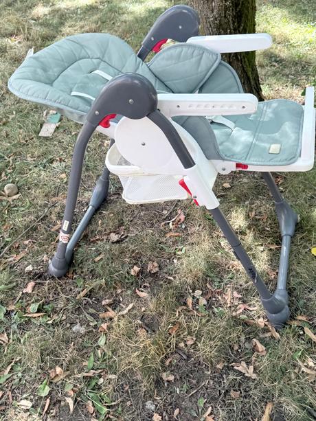Jedálenská stolička lorelli oliver grey pu leather, lorelli
