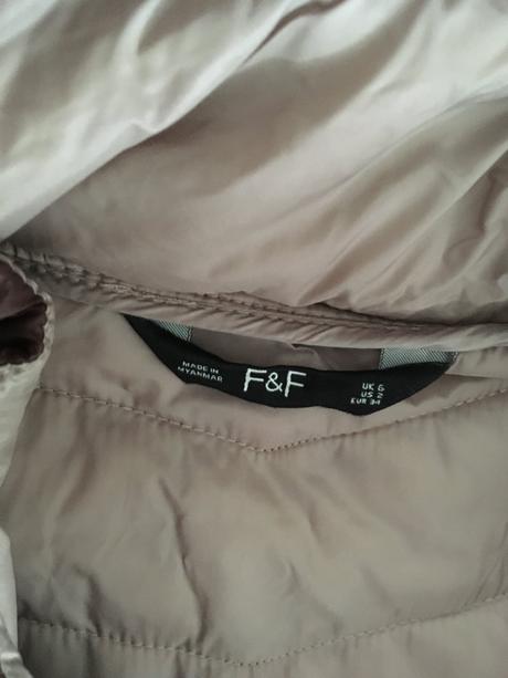 Tenká prechodná dlhá bunda f&f veľ.34, f&f,34