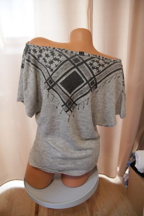 Šedý pletený top, only, only,m