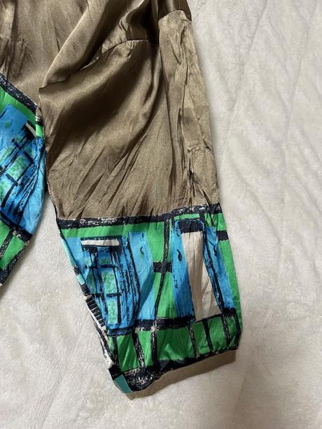 Asymetrická hodvábna blúzka zn. magenta, m