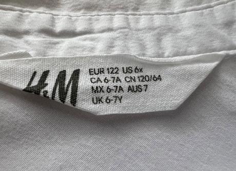 Blúzka / košeľa pre dievča, h&m,122
