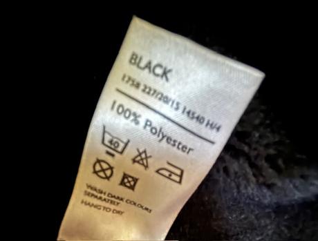 Čierny kožúšok, xs