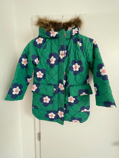 Prešívaná zateplená predĺžená vetrovka, mini boden,122
