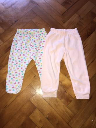 2 dievčenské tepláky - veľ. 92, 92